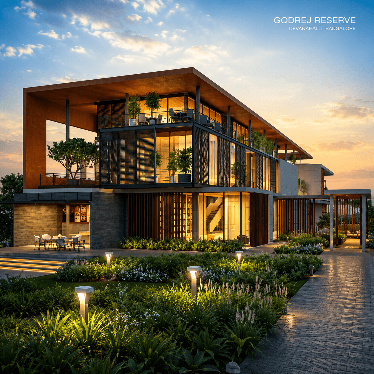 Godrej Reserve forest-themed luxury plots in Devanahalli, North Bangalore