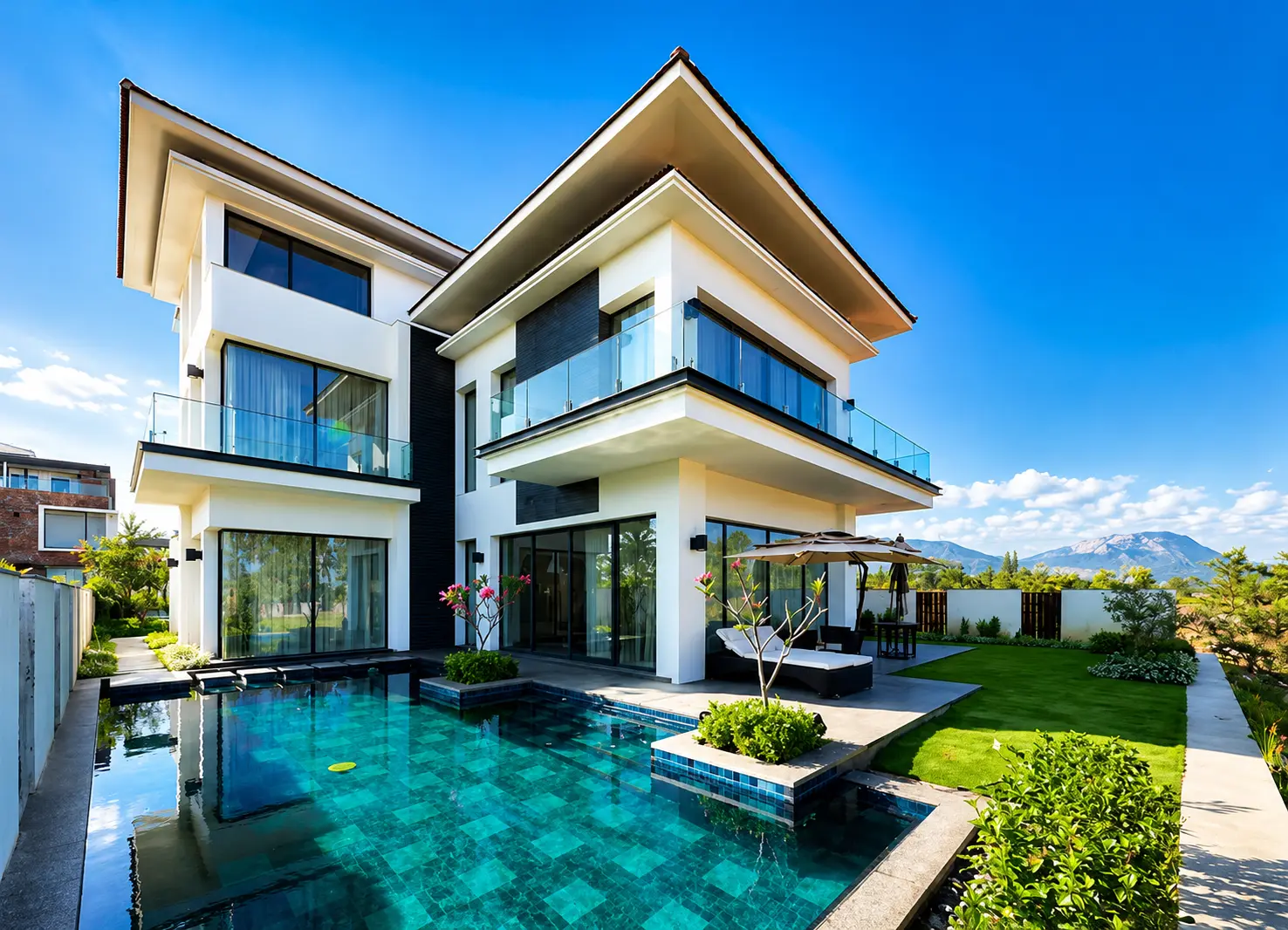 Prestige Golfshire luxury golf-facing villa at the foot of Nandi Hills, Devanahalli